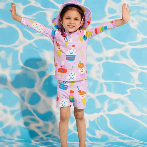 Sundae fun day long sleeve rash vest