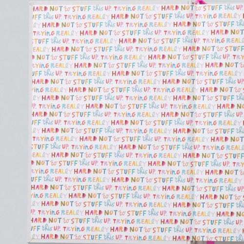 Inside cover of the Journal Trying