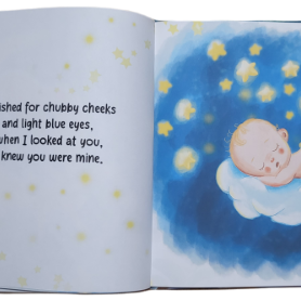 Inside page if wish baby book
