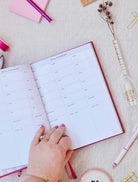 Meal Planning pages in the daily planner