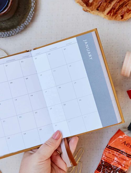 Inside the pocket planner month overview