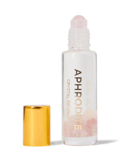 Open aphrodite crystal perfume roller