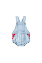 Bandana denim overall front
