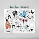 Hey Doodle sensory mat busy bugs 