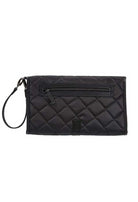 Back of the change mat clutch black