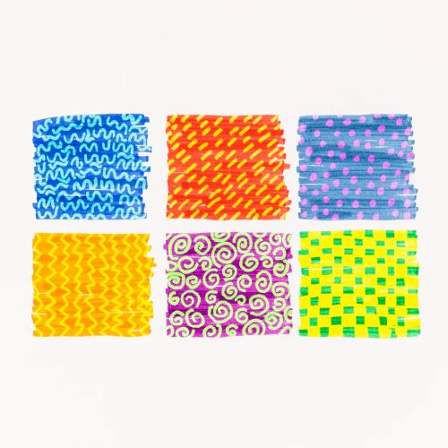 Picture of the colour changing from magic markers