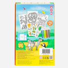 Back of box colouring set Zoo