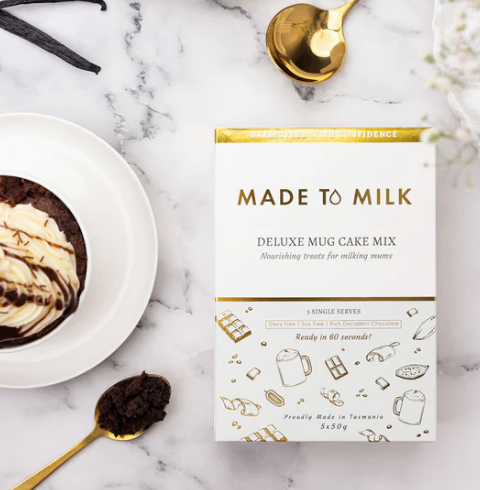 Made to milk deluxe lactation mug cake mix 