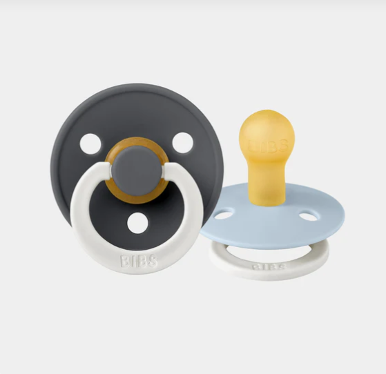 Bibs dummie glow in the dark size 1 Iron & baby Blue