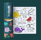 animals and letters hey doodle drawing pad resuable