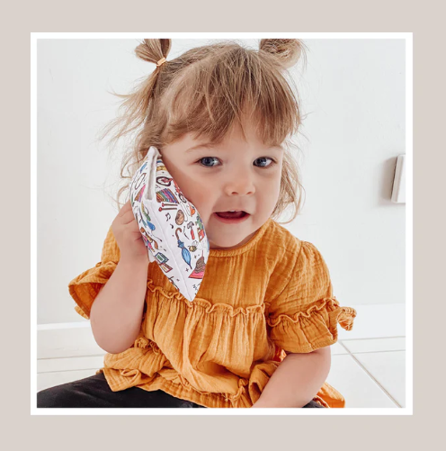 Little Girl using the ouchie pouchie