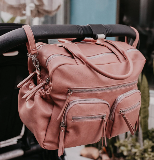 Carry all nappy bag hanging on the pram