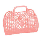 Retro Large Basket Peach