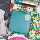 Flatlay pic of the emerald green lunchbox