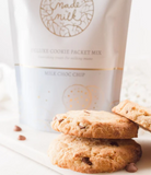 Made to milk deluxe lactation cookie packet mix and cookies.