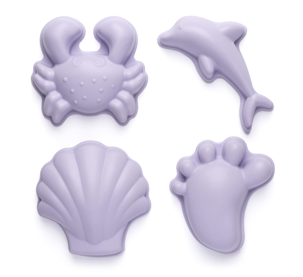 Scrunch footprint mold lavender