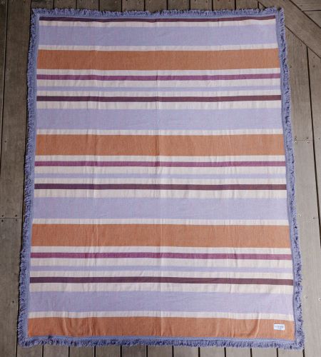 Solsse the label luxury picnic rug/throw Palm Cove Stripe