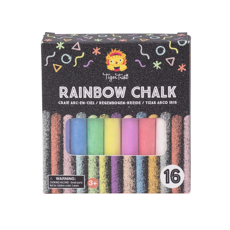 Rainbow chalk