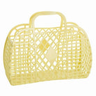 Sun Jellies retro basket large yellow