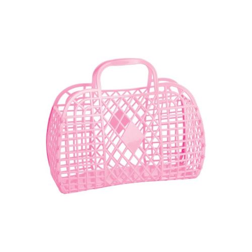 Retro Basket small bubblegum pink