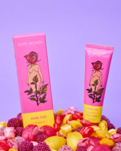 rose fizz lip balm