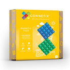 Connetix 2 piece base plate pack blue & green