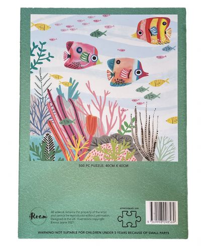 Rainbow reef volume 4 bookcase 500pc jigsaw puzzle