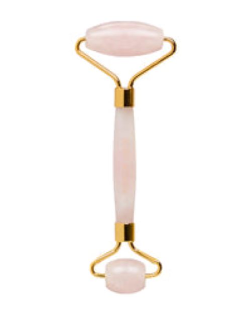 Rose Quartz crystal facial roller