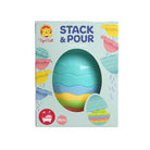 Stack and pour bath egg