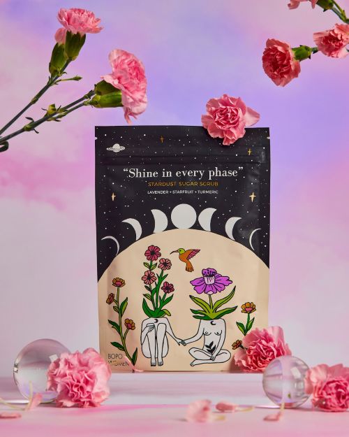 Stardust sugar scrub