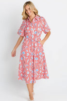 front on of the amalfi maxi dress from betty basics