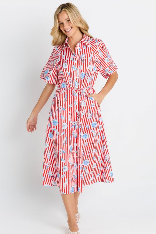 front on of the amalfi maxi dress from betty basics