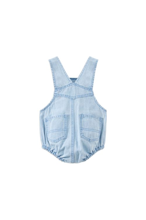 bandana denim overall back