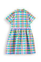 back of the carnival check dress