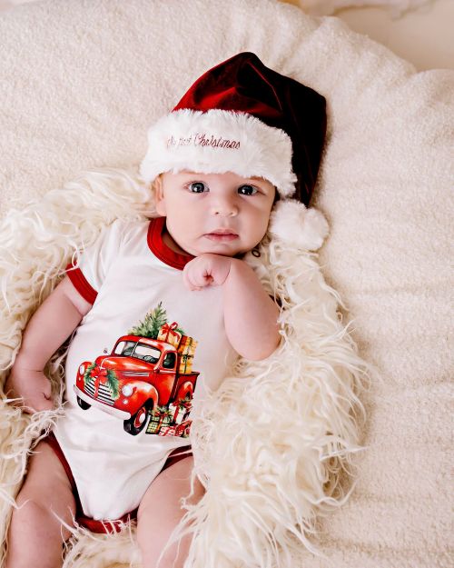 Confetti Kidz christmas truck bodysuit