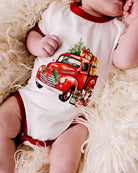 Christmas truck bodysuit