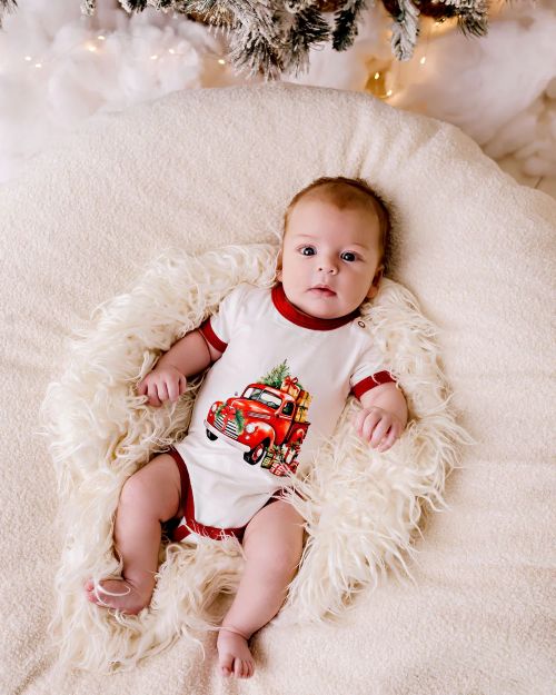 Christmas truck bodysuit Confetti Kidz