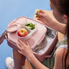 flexi insulated lunchbag b.box in color unicorn dreams with b.box lunch box in color blush