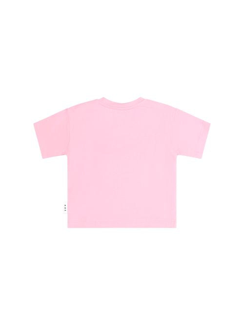 back of the furry slouchy strawberry tee