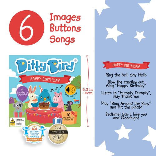 Ditty bird book happy birthday songs list