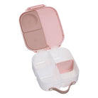 b.box mini lunch box in color blush crush opened