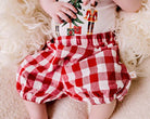 REd gingham bloomers Confetti Kidz