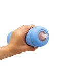 Person holding full Subo bottle