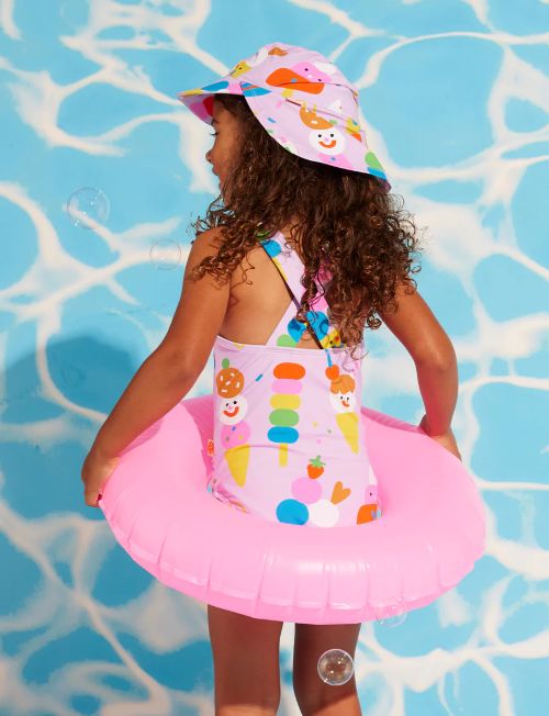 back of the elastic strap swimmers sundae fun day