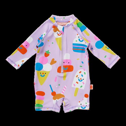 Long Sleeve Rash Suit Sundae Fun Day