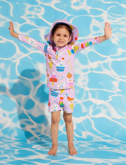 Sundae fun day long sleeve rash vest