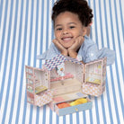 Little girl with her tinou shop music jewellery box